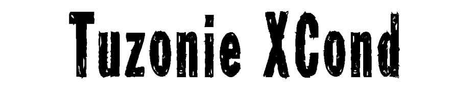 Tuzonie XCond Font Download Free
